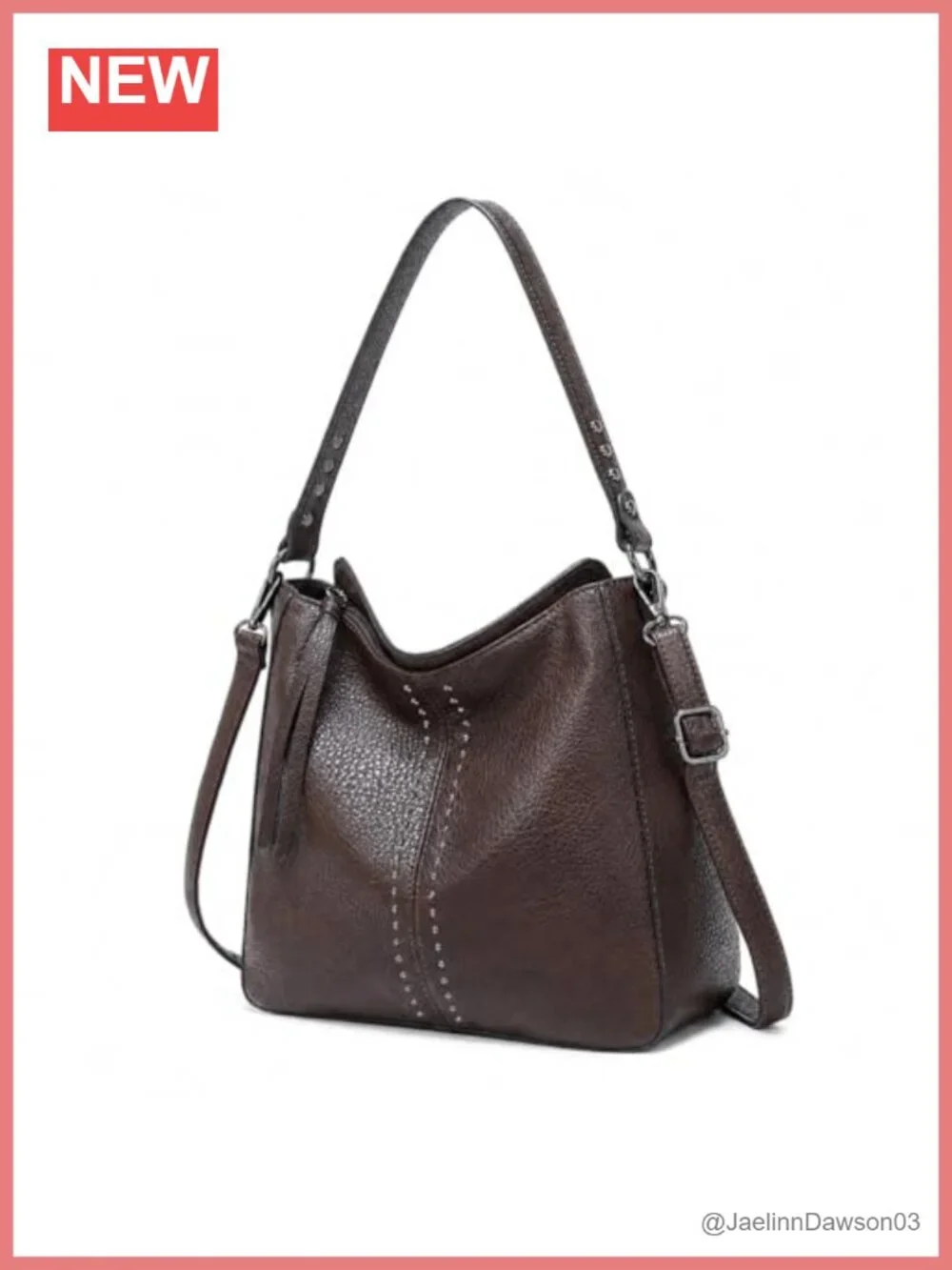 Hobo Bag for Women Crossbody Purse Shoulder Handbag Faux Leather